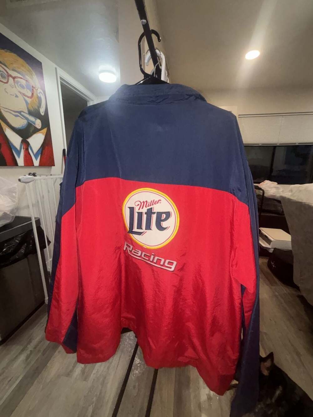 Vintage Chase Authentics Rusty Wallace Miller Lite Racing NASCAR Windbreaker XXL